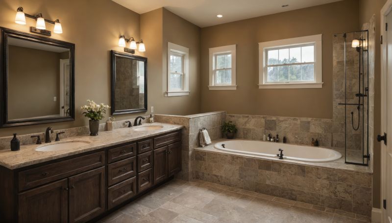 Wide View of Master Bath